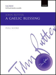 A Gaelic Blessing Score choral sheet music cover